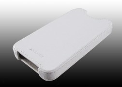 iPhone 4S Pouch Leather Case White